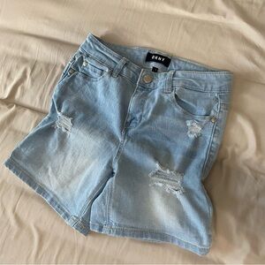 DKNY Women's Light Blue Jean Shorts
